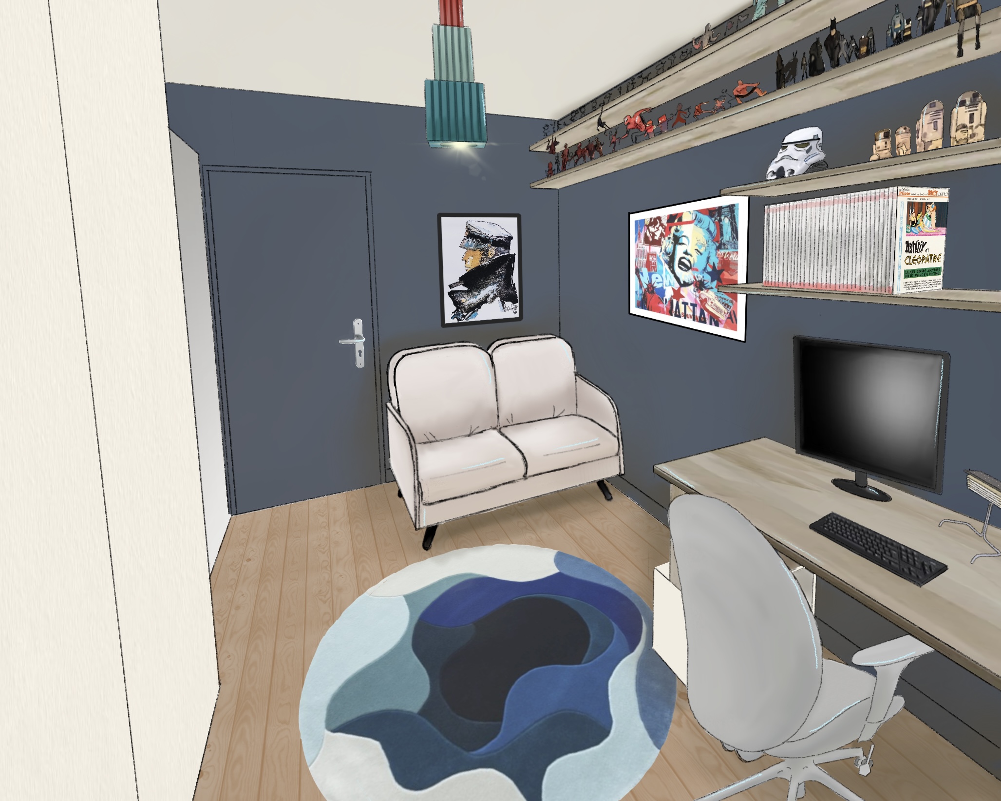 Visualisation 3D permettant de se projeter avant le lancement des travaux.